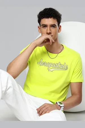 Aeropostale Men Brand Logo Printed Pure Cotton T-shirt