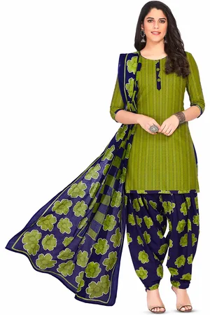 Miraan Printed Pure Cotton Unstitched Dress Material