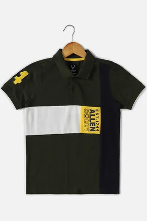 Allen Solly Boys Polo Collar Applique T-shirt