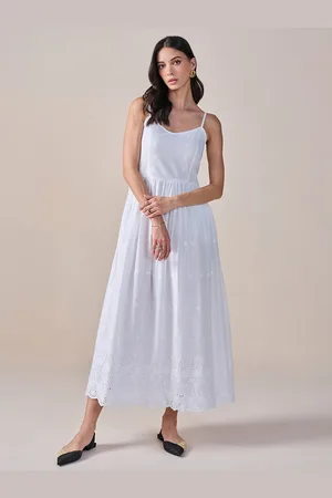 AND Shoulder Straps Fit & Flare Maxi Dress