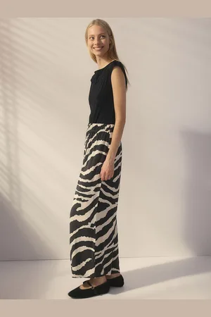 H&M Women Cropped Pull-On Trousers