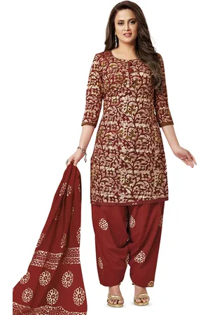 Miraan Printed Pure Cotton Unstitched Dress Material