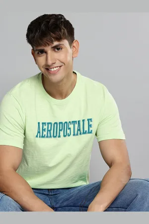 Aeropostale Men Brand Logo Printed Pure Cotton T-shirt