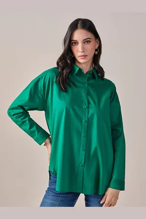 AND Long Sleeves Cotton Shirt Style Top