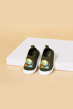 Pantaloons Boys Printed Slip-On Sneakers