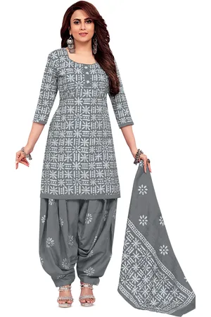 Miraan Printed Pure Cotton Unstitched Dress Material