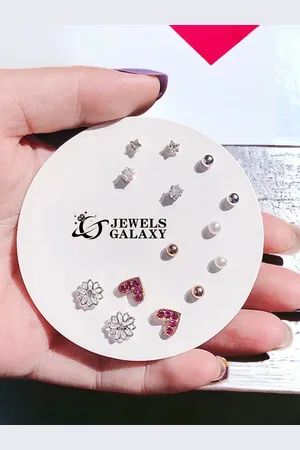Jewels Galaxy Contemporary Studs Earrings