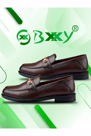 BXXY Men Round Toe Formal Slip On Shoes