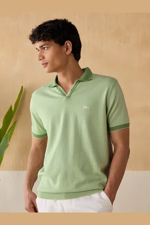 Andamen Polo Collar Short Sleeves Cotton Casual Tshirt