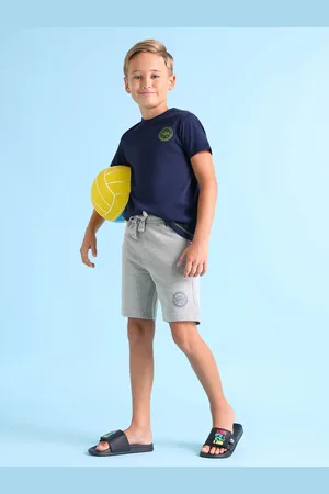 Ralph Lauren Boys Grey Pure Cotton Shorts