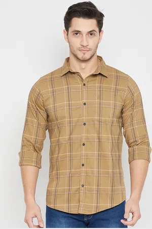 Duke Slim Fit Tartan Checked Casual Shirt
