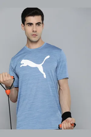 PUMA Men Train Fav Heather Cat Printed Training T-shirt