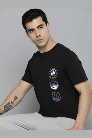 PUMA Logo Printed BMW Garage Pure Cotton T-shirt