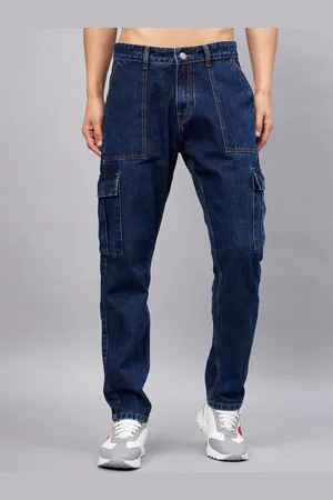 Studio Nexx Men Relaxed Fit Clean Look Mid Rise Cotton Jeans