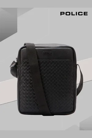 Police Men Textured Messenger Bag