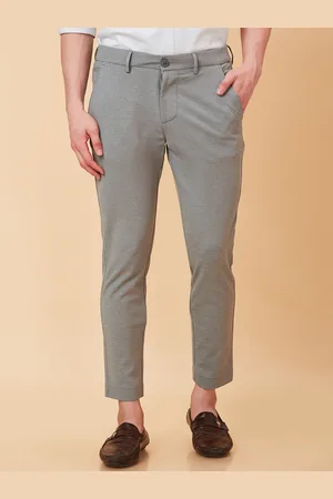 Being Human Men Mid Rise Cotton Trousers