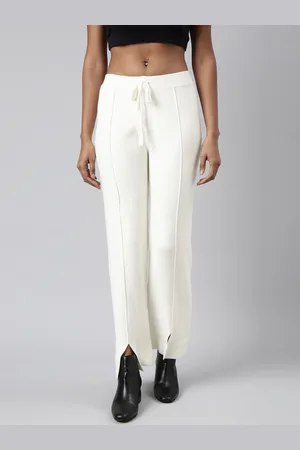 SHOWOFF Women Comfort Straight Fit Parallel Trousers
