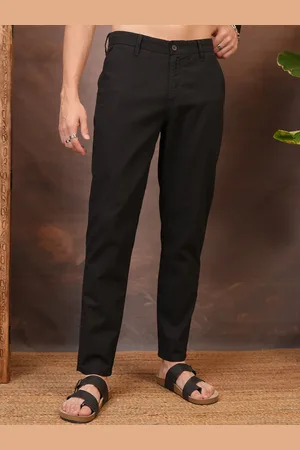 LocoMotive Men Premium Mid Rise Slim Fit Trouser