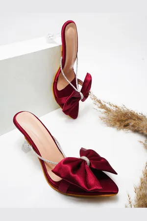 TRY ME Embellished Open Toe Suede Stiletto Heels