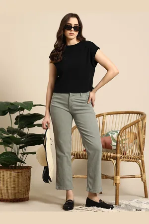 Mast & Harbour Women Straight Fit Light Fade Jeans