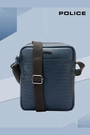 Police Men Textured Messenger Bag