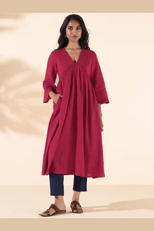 trueBrowns Women Regular Pure Cotton Kurta with Palazzos