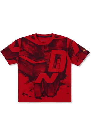 Pepe Jeans Boys Abstract Printed Oversized Pure Cotton T-shirt