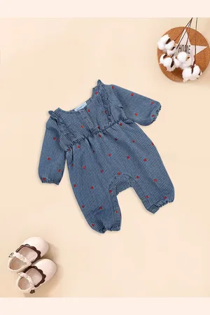 MeeMee Infants Printed Cotton Rompers