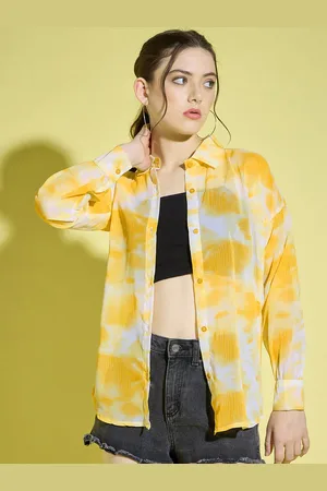 BuyNewTrend Relaxed Oversized Tie-Dye Casual Shirt
