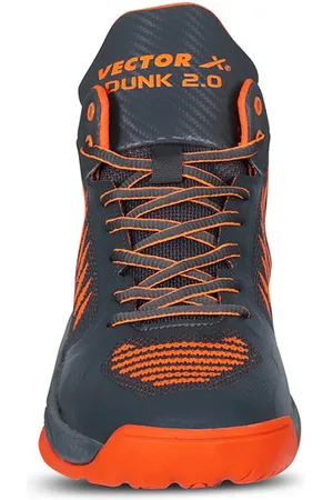 VECTOR X Unisex Textured Lace-Up Basketball Shoes