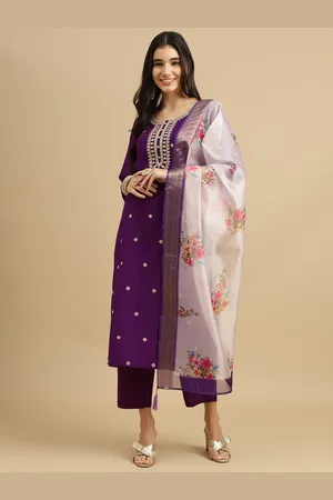 Mokosh Regular Sequinned Kurta with Trouser & Dupatta