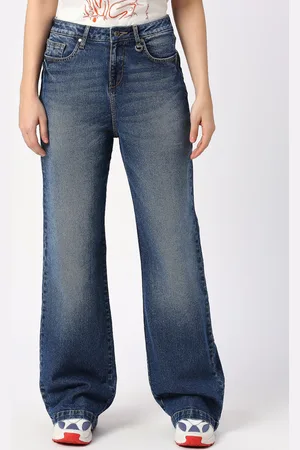 Being Human Women Flared Heavy Fade Jeans