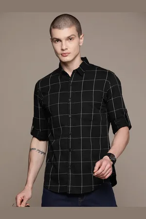 Moda Rapido Pure Cotton Grid Tattersall Check Casual Shirt