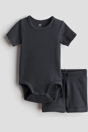 H&M Boys 2-Piece Ribbed Cotton Set