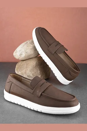 Mast & Harbour Brown Men Penny Loafers