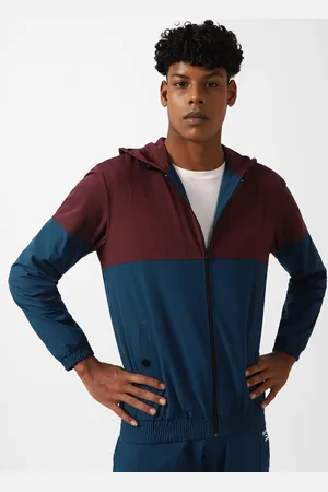 Reebok Rapture T Colourblocked Hooded Sporty Jacket