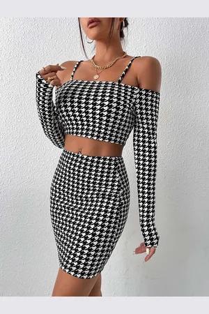 Dream Beauty Fashion Checked Mini Skirts