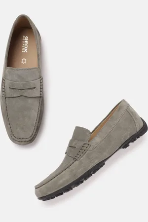 Geox Men Leather Penny Loafers