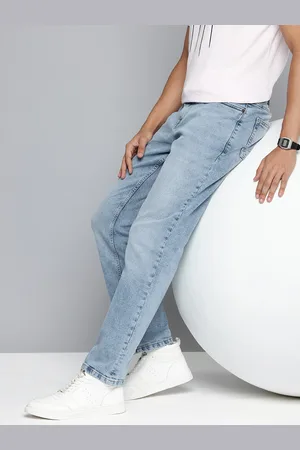 Aeropostale Men Straight Fit Heavy Fade Stretchable Jeans