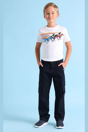 Ralph Lauren Boys Classic Fit Mid-Rise Cargos Trousers