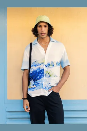 Bewakoof Men Opaque Printed Casual Shirt