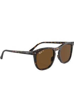 Ray-Ban Unisex Polarized Grey Lens Square Sunglasses - 0RB2210902/5753