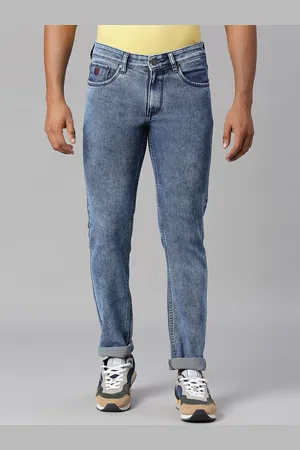 HJ HASASI Men Cotton Slim Fit Stretchable Jeans