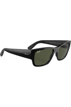 Ray-Ban Unisex UV Protected Green Lens Rectangle Sunglasses - 0RB0947S901/3156
