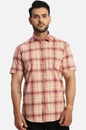 ColorPlus Men Tartan Checks Opaque Checked Casual Shirt