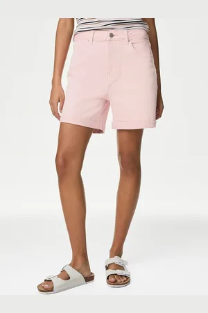 Marks & Spencer Women High-Rise Denim Boyfriend Shorts