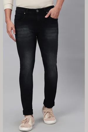 HJ HASASI Men Relaxed Fit Light Fade Stretchable Cotton Jeans