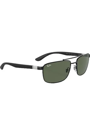 Ray-Ban Unisex Uv Protected Green Lens Rectangle Sunglasses - 0 Rb3737002/7160
