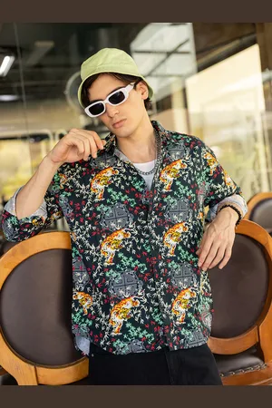 Bewakoof Floral Printed Cotton Casual Shirt