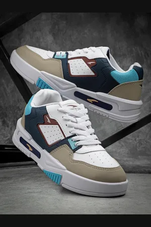 ASIAN Men Colourblocked Round Toe Memory Foam Sneakers